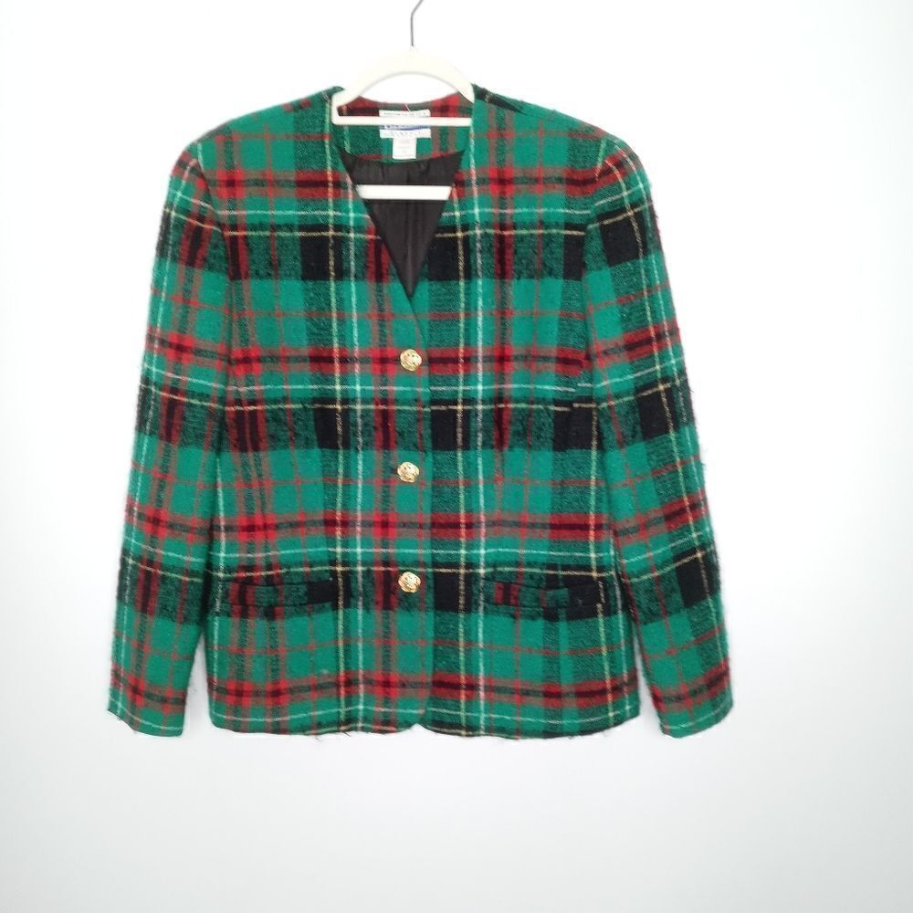 Vintage Pendleton plaid coat size 12